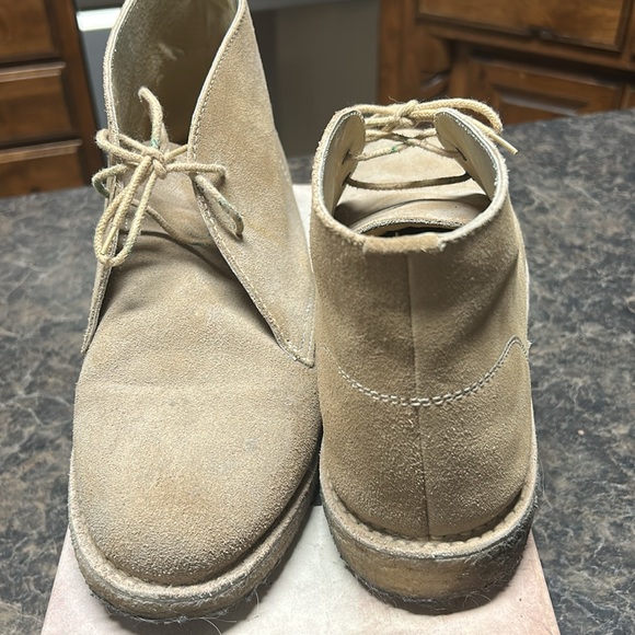 LL Bean men’s suede tan ankle boots, size 12M. - Picture 7 of 9